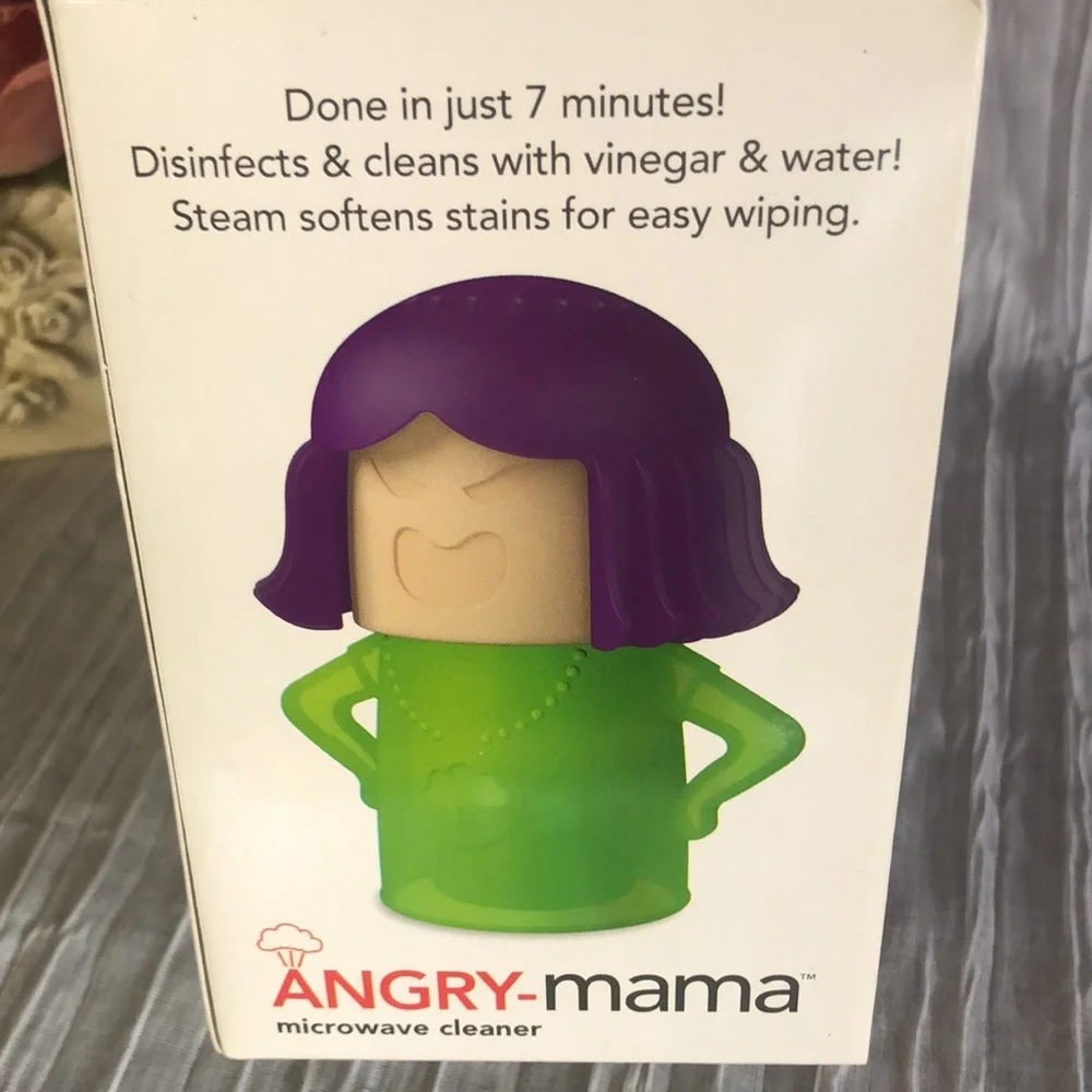 ANGRY MAMA steam cleaner Microwave Cleaner new in box kitchen cleaning item